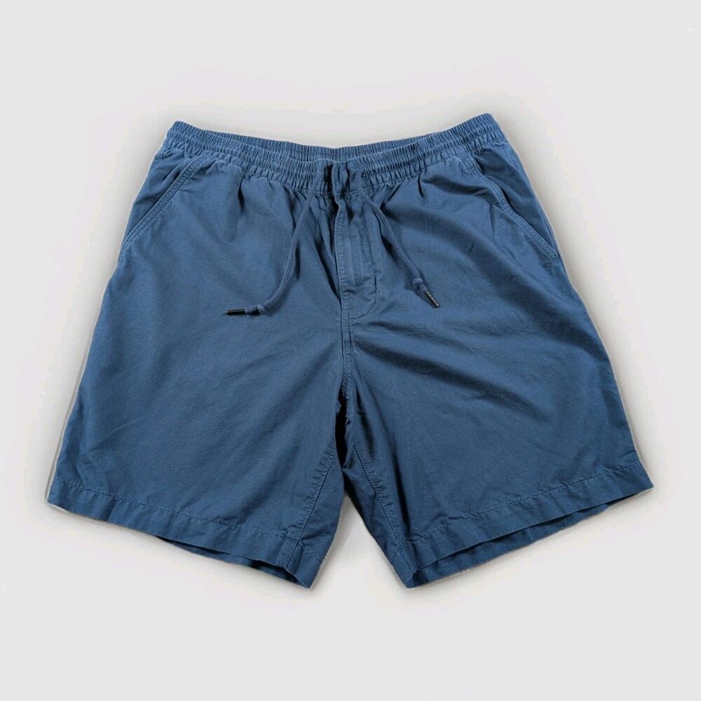 Patagonia All-Wear Hemp Volley Shorts Mens Tidepool Blue 7" Inseam Hiking Camper